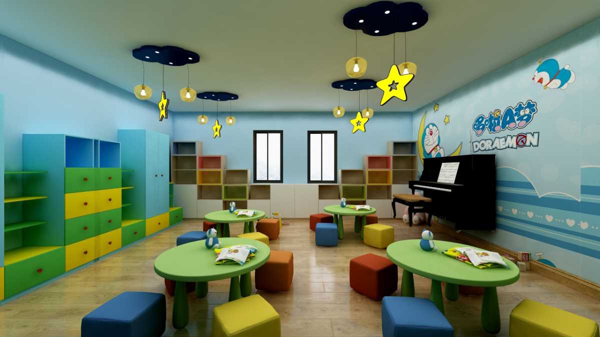 幼儿园装修设计注意事项，幼儿园室内设计，幼儿园室外活动区设计 
