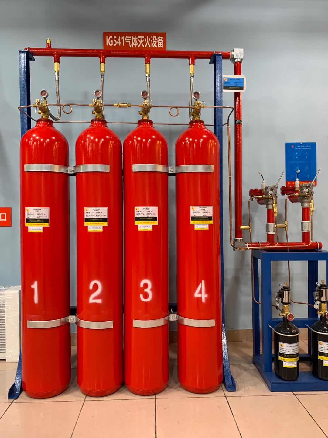 广东振兴 IG541气体灭火系统 博物馆档案室消防灭火设备生产厂家