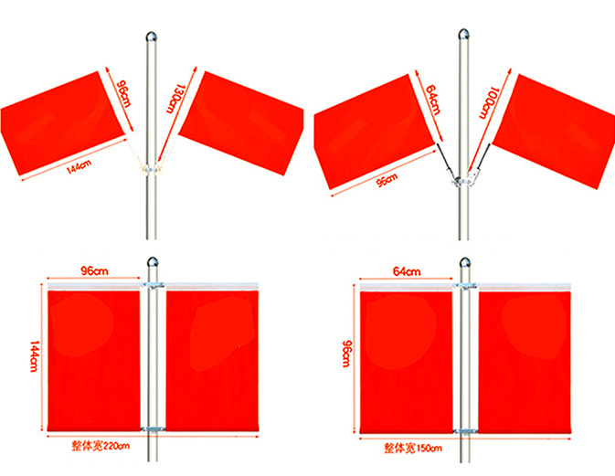 成都灯杆旗制作 成都定制灯杆旗